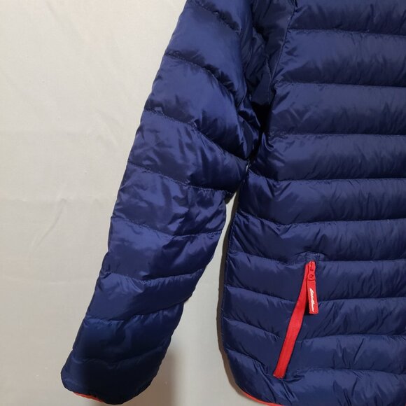Kids Eddie Bauer Goose Down Reversible Jacket Size 16 - Picture 7 of 16